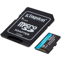 Карта памяти Kingston SDCG4/512GB Canvas Go Plus A2 U3 V30 512GB