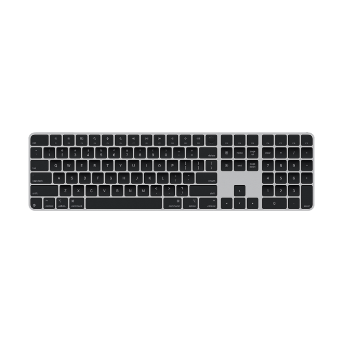 Magic Keyboard with Touch ID and Numeric Keypad for Mac models with Apple silicon - Russian - Black Keys,Model A3119