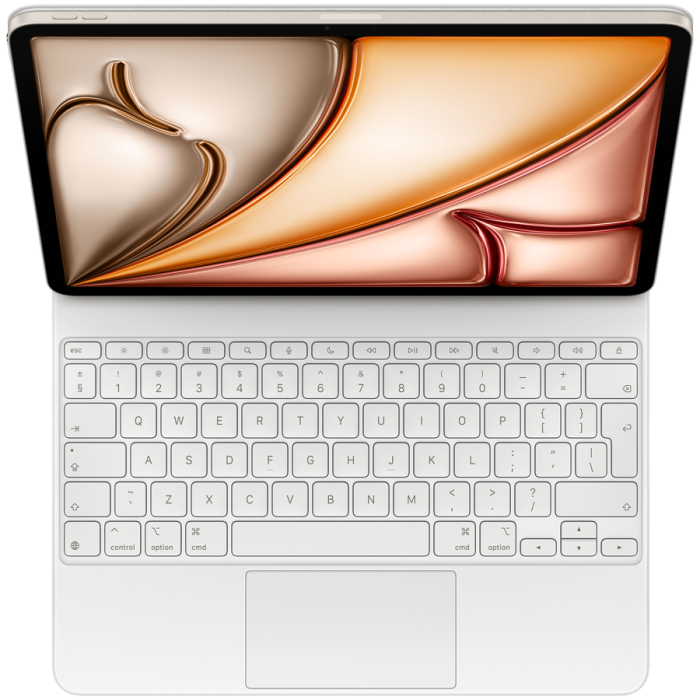 Magic Keyboard for iPad Air 13-inch (M4) - Russian - White, Model A3340