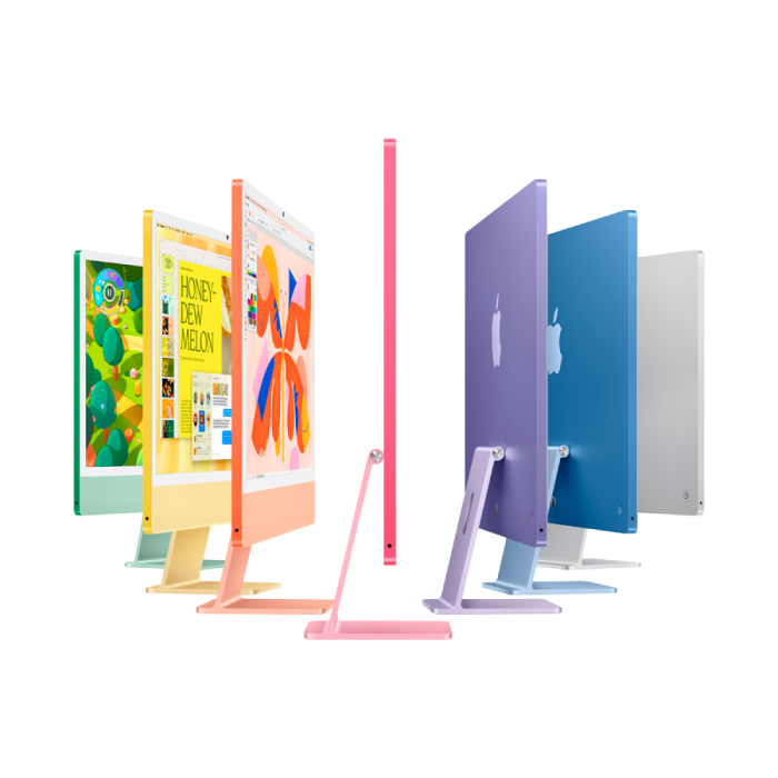 24-inch iMac with Retina 4.5K display: Apple M4 chip with 8‑core CPU and 8‑core GPU, 16GB, 256GB SSD - Blue,Model A3247