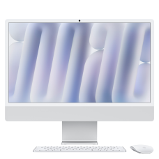 24-inch iMac with Retina 4.5K display: Apple M4 chip with 8‑core CPU and 8‑core GPU, 16GB, 256GB SSD - Silver,Model A3247