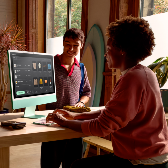24-inch iMac with Retina 4.5K display: Apple M4 chip with 8‑core CPU and 8‑core GPU, 16GB, 256GB SSD - Silver,Model A3247