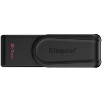 Kingston  64GB Portable USB 3.2 Gen 1 DataTraveler Exodia S (Black/Black)