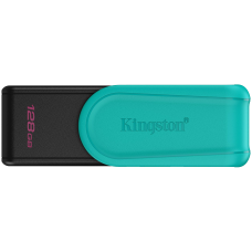 Kingston  128GB Portable USB 3.2 Gen 1 DataTraveler Exodia S (Black/Turquoise)