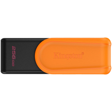 Kingston  256GB Portable USB 3.2 Gen 1 DataTraveler Exodia S (Black/Orange)