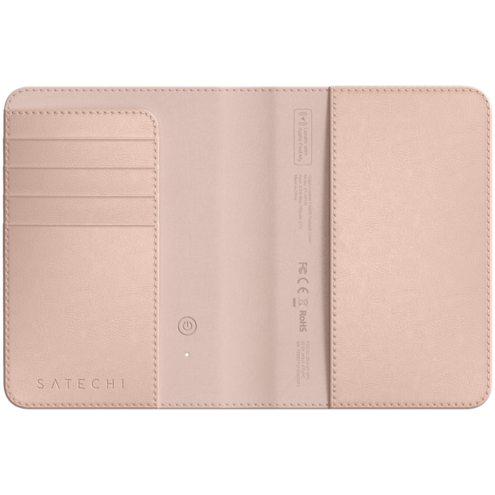 SATECHI Vegan-Leather FindAll Passport Cover (Desert Rose)
