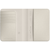 SATECHI Vegan-Leather FindAll Passport Cover (Sand)