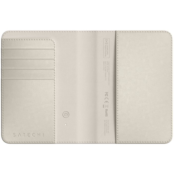 SATECHI Vegan-Leather FindAll Passport Cover (Sand)