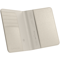 SATECHI Vegan-Leather FindAll Passport Cover (Sand)