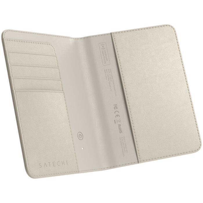 SATECHI Vegan-Leather FindAll Passport Cover (Sand)