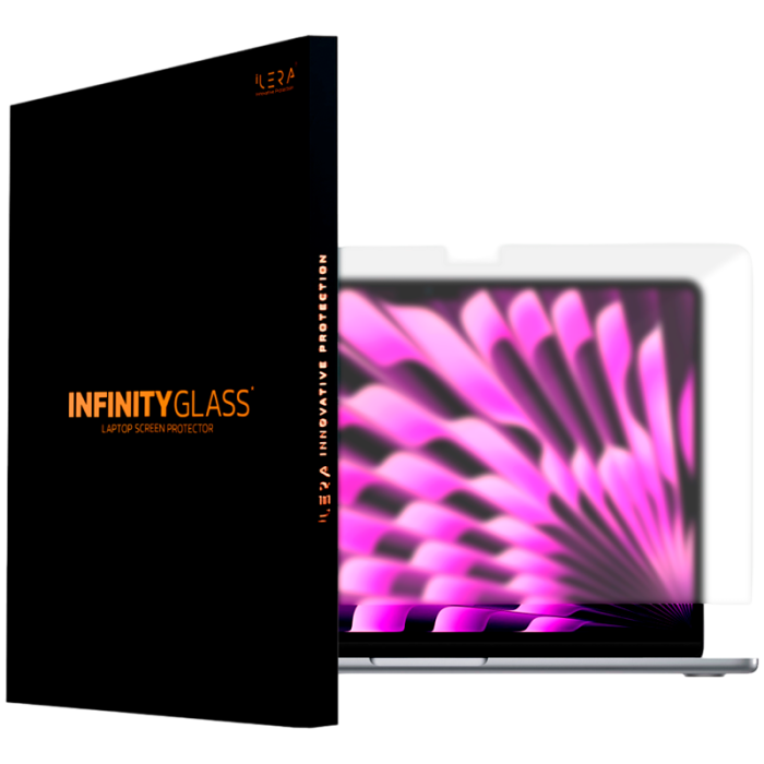 iLera Frosted Glass screen protector for MacBook Air M2