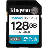 Карта памяти Kingston SDG4/128GB Canvas Go Plus Gen4 C10 UHS-I U3 V30 128GB