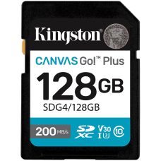 Карта памяти Kingston SDG4/128GB Canvas Go Plus Gen4 C10 UHS-I U3 V30 128GB