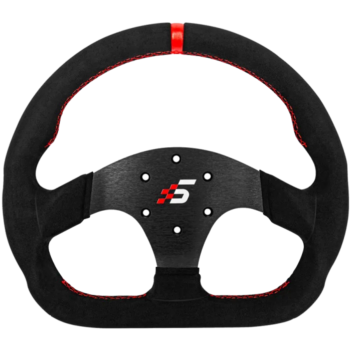 D-Shaped Steering wheel without HUB | 325mm | Alcantara