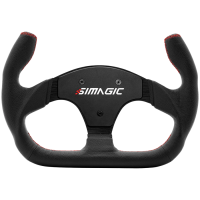 SIMAGIC C-Shaped Steering wheel without HUB, 325mm, Leather. S405