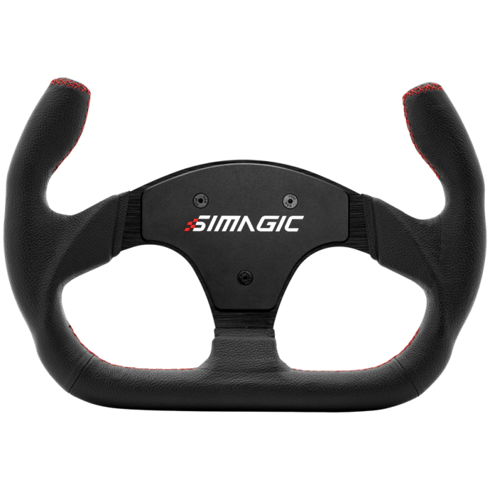 SIMAGIC C-Shaped Steering wheel without HUB, 325mm, Leather. S405