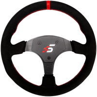 SIMAGIC Round-Shaped Steering Wheel Rim 330mm without HUB, alcantara