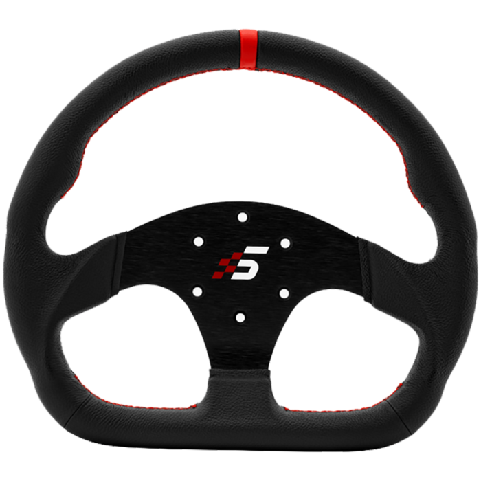 SIMAGIC D-Shaped Steering wheel without HUB, 325mm, Leather. S403