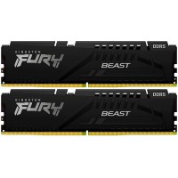 Комплект модулей памяти Kingston FURY Beast Black KF560C30BBEK2-32 DDR5 32GB (Kit 2x16GB) 6000MHz