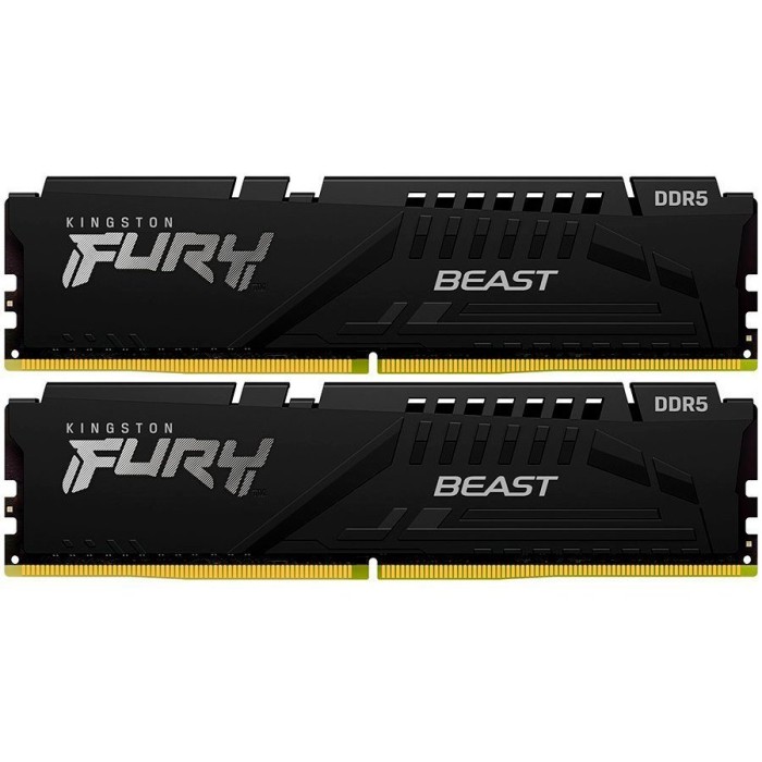Комплект модулей памяти Kingston FURY Beast Black KF560C30BBEK2-32 DDR5 32GB (Kit 2x16GB) 6000MHz