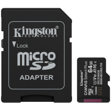Карта памяти Kingston SDCS3/64GB Canvas Select Plus A1 U1 V10 64GB