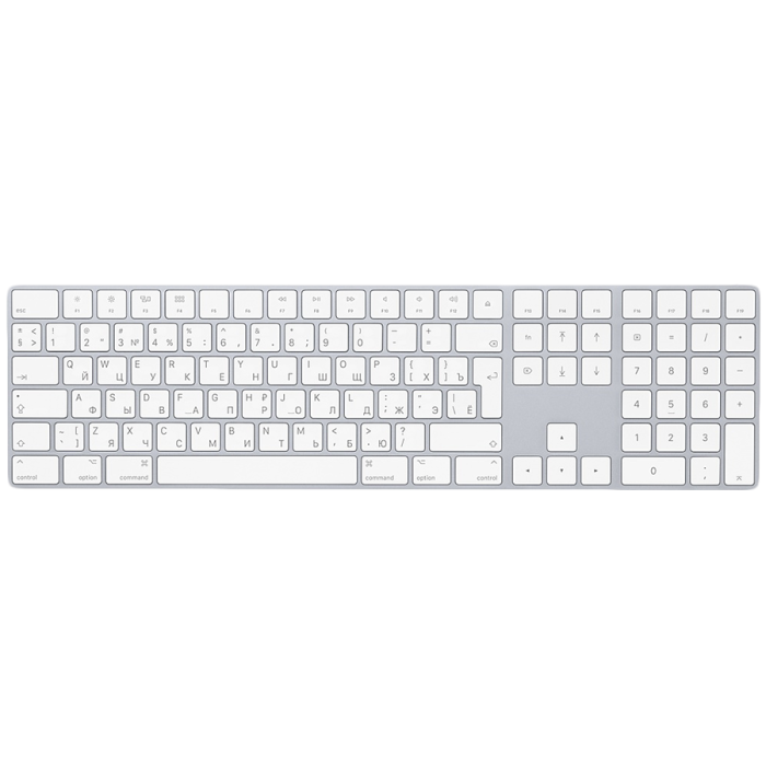 Magic Keyboard with Numeric Keypad - Russian - Silver,Model A1843