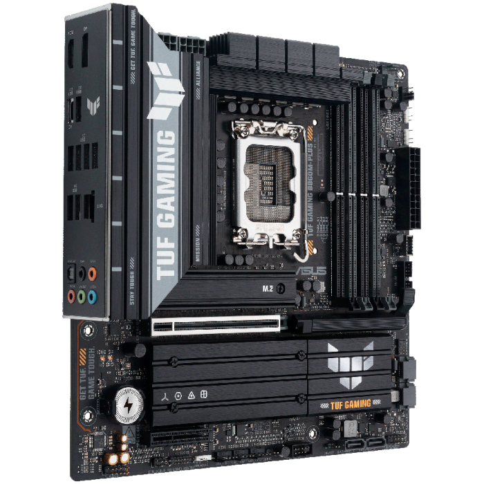 ASUS Main Board Desktop Intel B860 Chipset 4 x DIMM slots, max. 256GB, DDR5 1 x PCIe 5.0 x16 slot 1 x DisplayPort1 x HDMI port 1 x Wi-Fi Module 3 x M2 4 x SATA m-ATX