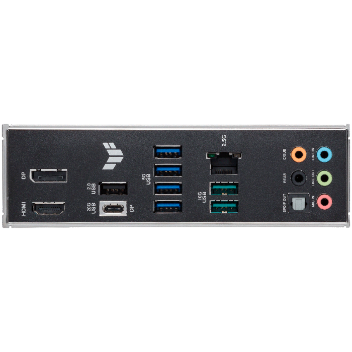 ASUS Main Board Desktop Intel B860 Chipset 4 x DIMM slots, max. 256GB, DDR5 1 x PCIe 5.0 x16 slot 1 x DisplayPort1 x HDMI port 1 x Wi-Fi Module 3 x M2 4 x SATA m-ATX