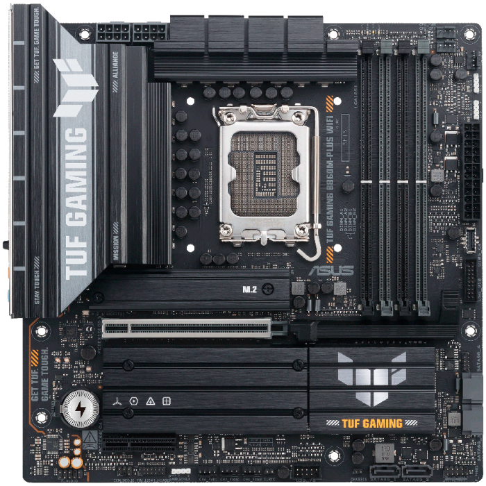 ASUS Main Board Desktop Intel B860 Chipset 4 x DIMM slots, max. 256GB, DDR5 1 x PCIe 5.0 x16 slot 1 x DisplayPort1 x HDMI port 1 x Wi-Fi Module 3 x M.2 slots 4 x SATA mATX Form Factor