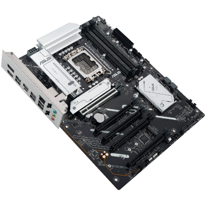 ASUS Main Board Desktop LGA1851 Intel B860 Chipset 4 x DIMM slots, max. 256GB, DDR5 1 x DisplayPort 1 x HDMI port 1 x Wi-Fi module 2 x M.2 slots 4 x SATA ATX Form Factor