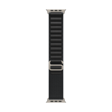 49mm Black Alpine Loop - Large - Natural Titanium Finish