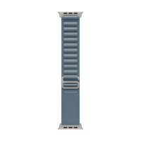 49mm Light Blue Alpine Loop - Large - Natural Titanium Finish