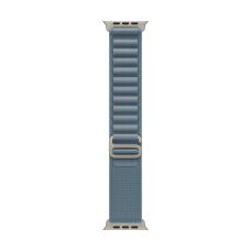 49mm Light Blue Alpine Loop - Large - Natural Titanium Finish