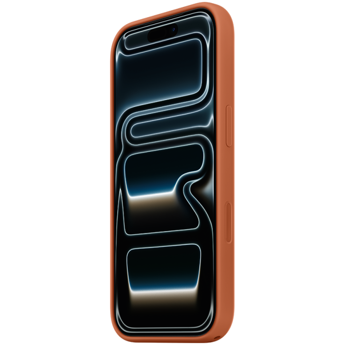 iPhone 17 Pro Silicone Case with MagSafe - Terra Cotta,Model A3559