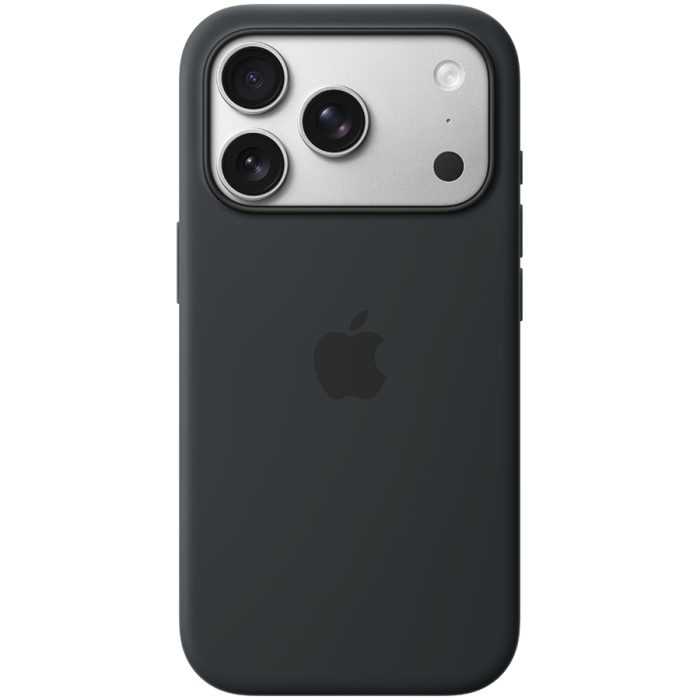 iPhone 17 Pro Silicone Case with MagSafe - Black,Model A3559
