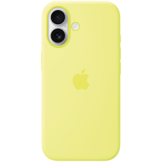 iPhone 17 Silicone Case with MagSafe - Neon Yellow,Model A3558