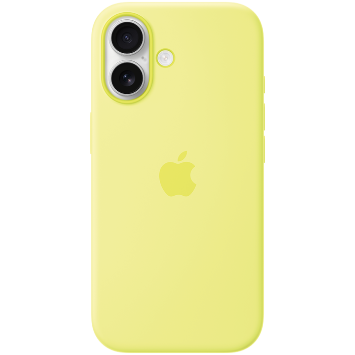 iPhone 17 Silicone Case with MagSafe - Neon Yellow,Model A3558