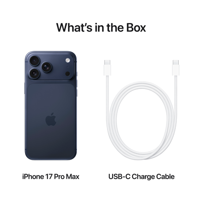 iPhone 17 Pro Max 1TB Deep Blue,Model A3526