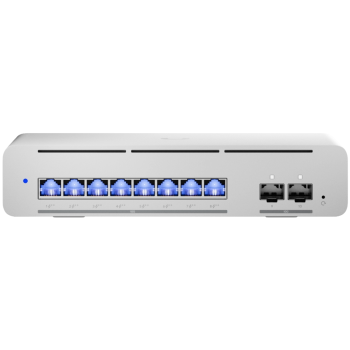 Ubiquiti Layer 3 Etherlighting USW-Pro-XG-8-PoE-EU (8) 10 GbE and (2) 10G SFP+ ports