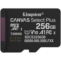 KINGSTON 256GB micSDXC Canvas Select Plus Gen3 150R A1 w/o ADP