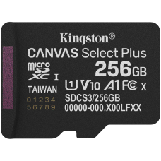 Карта памяти Kingston SDCS3/256GBSP Canvas Select Plus A1 U1 V10 256GB