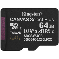 Карта памяти Kingston SDCS3/64GBSP Canvas Select Plus A1 U1 V10 64GB