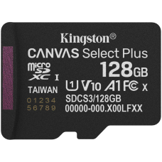 Карта памяти Kingston SDCS3/128GBSP Canvas Select Plus A1 U1 V10 128GB