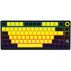 LORGAR Gaming Keyboard KBP7075W Pro Wireless 75% Yellow RU
