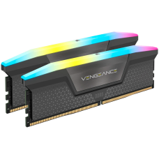 CORSAIR VENGEANCE RGB DDR5 32GB (2 x 16GB) DDR5 6400 CL32-40-40-84 1.40V Intel XMP & AMD EXPO - GREY