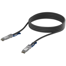 Ubiquiti UACC-DAC-QSFP28-3M QSFP28 direct attach cable with a 100 Gbps max data rate, Compatible with QSFP28 and QSFP+ interfaces