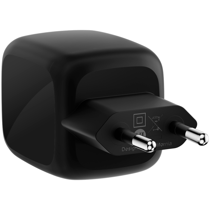 BELKIN 67w Dual USB-C PD wall Charger with PPS, Black