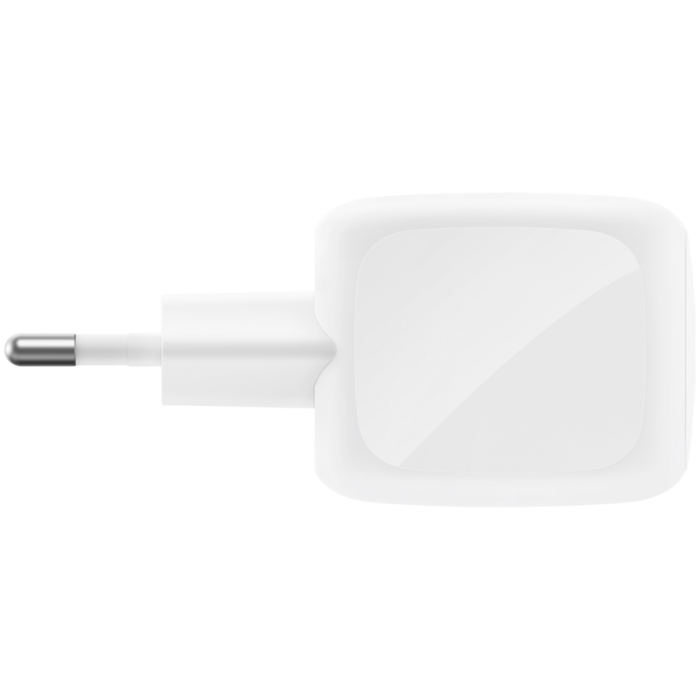 BELKIN 50w Dual USB-C PD wall Charger with PPS, White