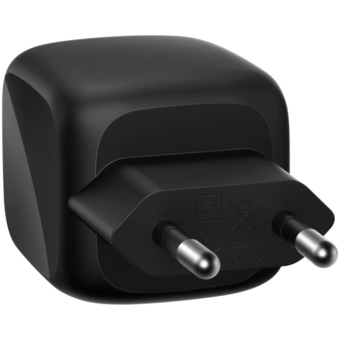 BELKIN 50w Dual USB-C PD wall Charger with PPS, Black
