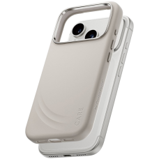 CARE by PanzerGlass FLOW Case Vanilla w. Haptic Button & MagSafe iPhone 17 Pro